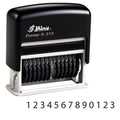 Shiny Self-Inking 13 Band Rubber Numberer - S-313 - Black Ink (42515-K)