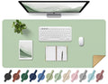 Non Slip Desk Mat, 31.5' X 15.7' Pu Leather Desk Pad, Cork Desk Mat For Desktop, Desk Pad For Keyboard And Mouse, Ideal For Of