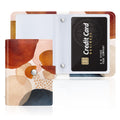 Rouidr Business Card Organizer, Rfid Business Card Holder, Small Slim Leather Cards Book, Pocket Name Card Holder Wallet For Wom