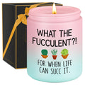 Miracu Succulent Candle, Get Well Presents for Women, Cheer up Presents for Her, Pick Me up, Plant Lover Gifts for Women - Funny