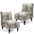 Liykimt Armless Accent Chair Cover Slipcover,Slipper Chair Cover Super Fit Stretch Spandex Removable Washable for Armless Chair 