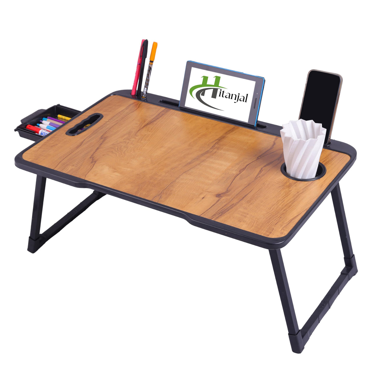 Hitanjal Study Table Bed Table/Laptop Table/Foldable And Portable ...