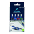 Stride 183094 One Business Rollerball Pen, Stick, Fine 0.6 Mm, Assorted Ink And Barrel Colors, 4/Pack
