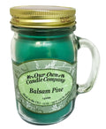 Our Own Candle Company, Balsam Pine Scented Mason Jar Candle, 100 Hour Burn Time, Made in The USA - 13 Ounces