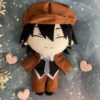 Kejodiy Bsd Plush Doll Anime Plush Animal Soft Cartoon Figure Toys Cushions Pillows Gifts 7.8 Inches