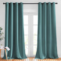 Nicetown Blackout Curtains For Kids Room - Triple Weave Microfiber Home Thermal Insulated Solid Ring Top Blackout Panels/Drapes