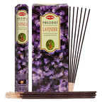 Trumiri Incense Stick Holder Bundle With Hem Precious Lavender 20G Incense Sticks - Pack Of 6 (Approx 120 Sticks)