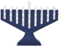 Exquisite Modern Artistic LED Menorah Lighted Rods Traditional Shape Yet Chic Electric Minorah Battery & USB Chanukiah 3.5 Micr