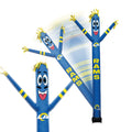 Sporticulture Football Los Angeles Rams Wacky Waving Inflatable Tube Guy with LED Lights & Built-in Blower - 6 x 36 x 96 NFL Inf