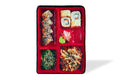 Japanese Bento Box Large Fleece Throw Blanket | Decorative Throw Blanket Features Detailed Images Of Food | Collectible Japanese
