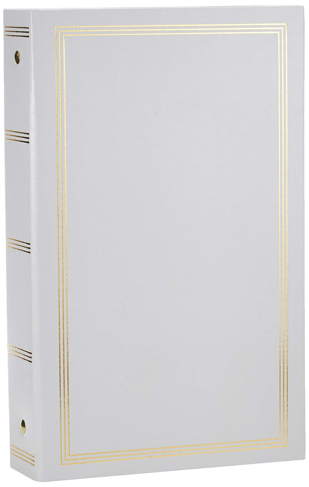 3-Ring Photo Album 300 Pockets Hold 4x6 Photos, White