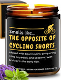 Funny Cycling Candle, Best Unisex Bike Gifts for Bikers, Novelty Gifts for Mountain Bikers, Cyclists Gifts for Men, Bicycle Enth