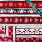 Pavilia Christmas Throw Blanket | Holiday Christmas Reindeer Snowflakes Fleece Blanket | Soft, Plush, Warm Winter Cabin Throw, 5