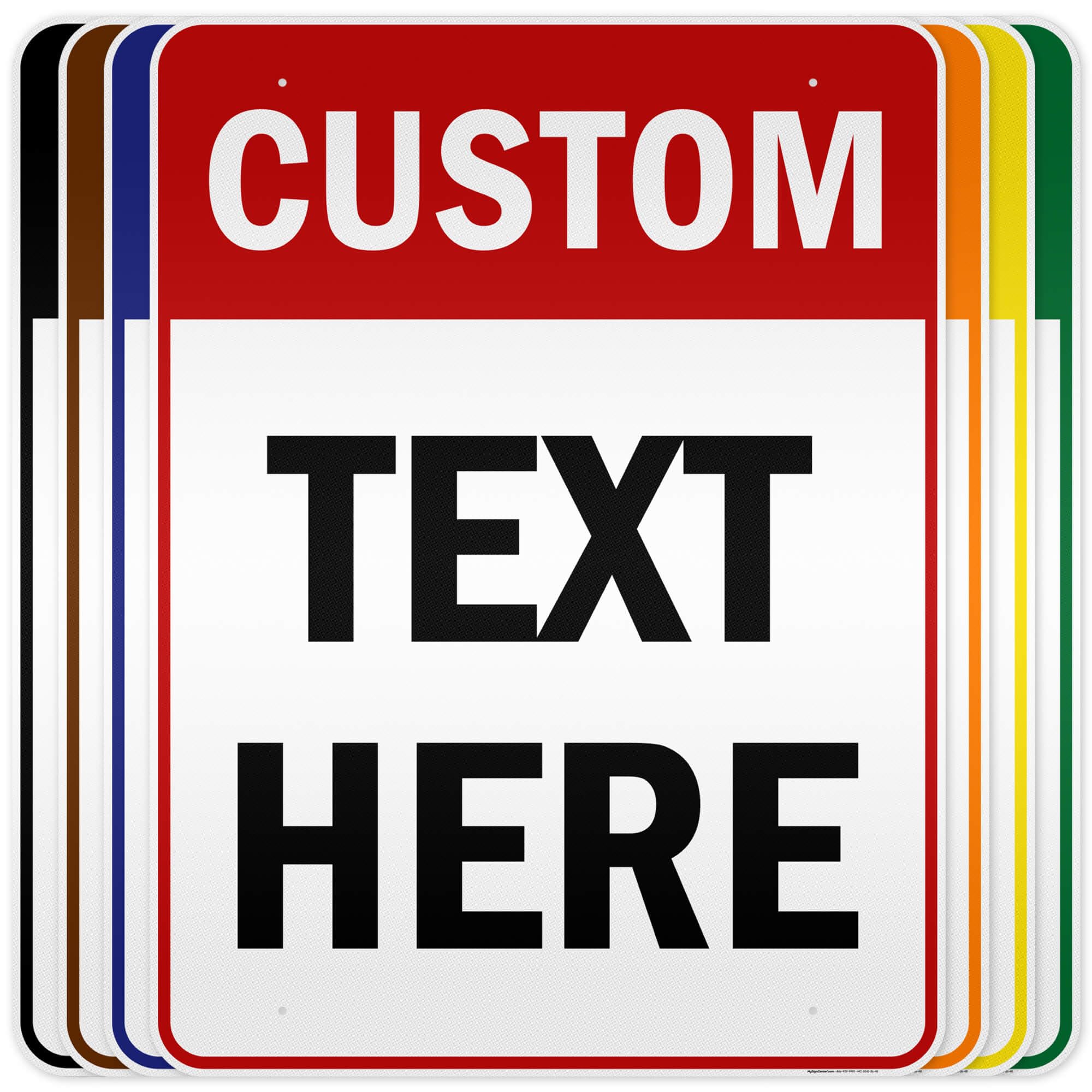 Custom Sign, Custom Sign For Business, Indoor/Outdoor Use. 36X48 Inches, Reflective, Rust Free Dibound, Fade Resistant, Made In