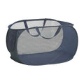 HEAVENGLOW Popup Laundry Basket Collapsible Laundry Basket for Living Room Dorm Bedroom Blue| Hampers