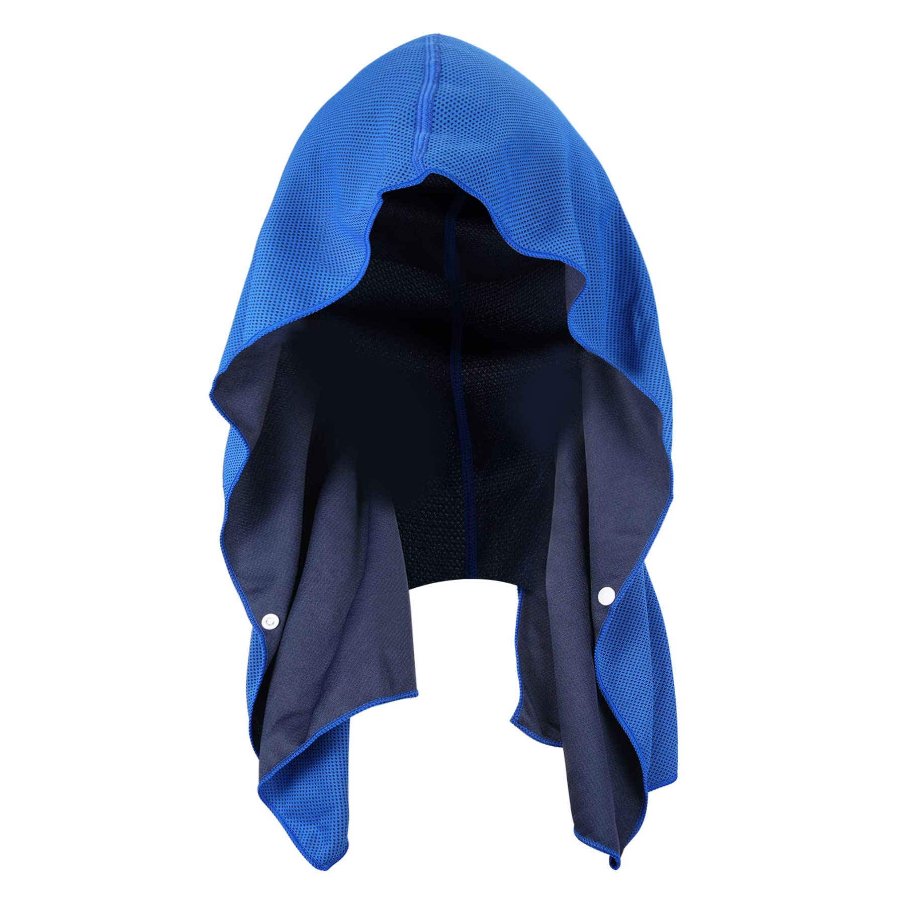Sukeen Cooling Hoodie Towel, Cooling Towels for Neck and Face Absorbent Quick Drying, Cooling Neck Wraps UV Protection Sport Wor