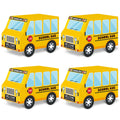 24 PCS School Bus Party Treat Boxes School Bus Decorations Back to School Party Favor Boxes First Day of Yellow School Bus Candy