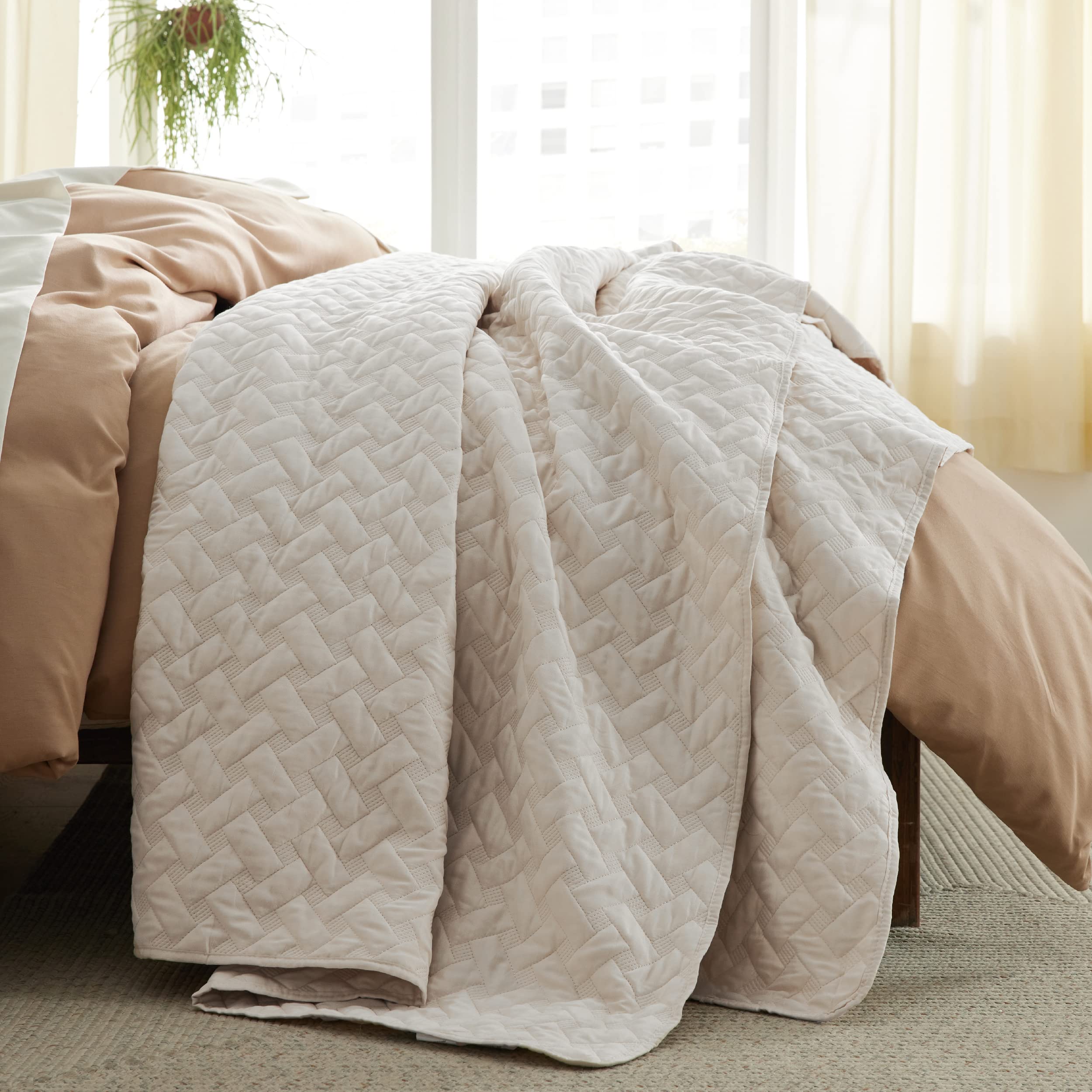 Bedsure California King Quilt Set - Lightweight Summer Quilt Cal King - Navy Bedspread California King Size - Bedding Coverlet F
