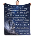 Son Gifts From Dad Blanket Gifts For Son From Dad Son Blanket From Dad To My Son Blanket From Dad Birthday Valentines Day Gradua