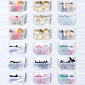 Unittype 18 Pcs Slat wall Bins Wall Mount Storage Organizer Garage, Clear