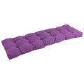 Blazing Needles Twill Tufted Bench Cushion, 55 x 19, Grape 1 Count
