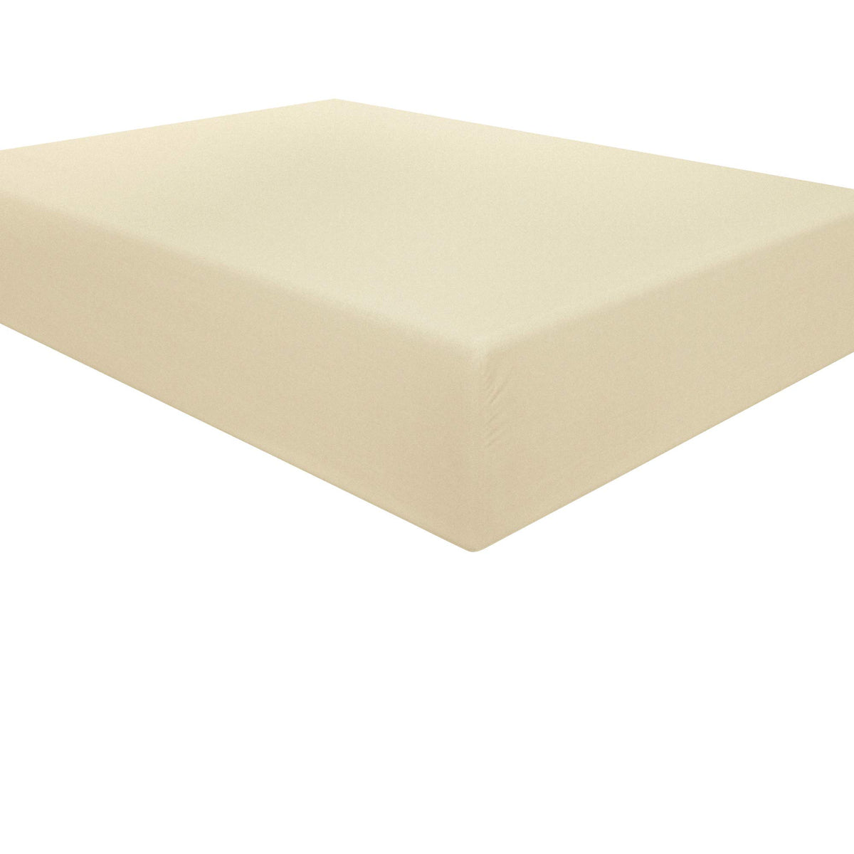Ntbay 100% Brushed Microfiber Twin Fitted Sheet, 1800 Super Soft And Cozy, Wrinkle, Fade, Stain Resistant Deep Pocket Fitted Bed Sheet Only, Light Taupe