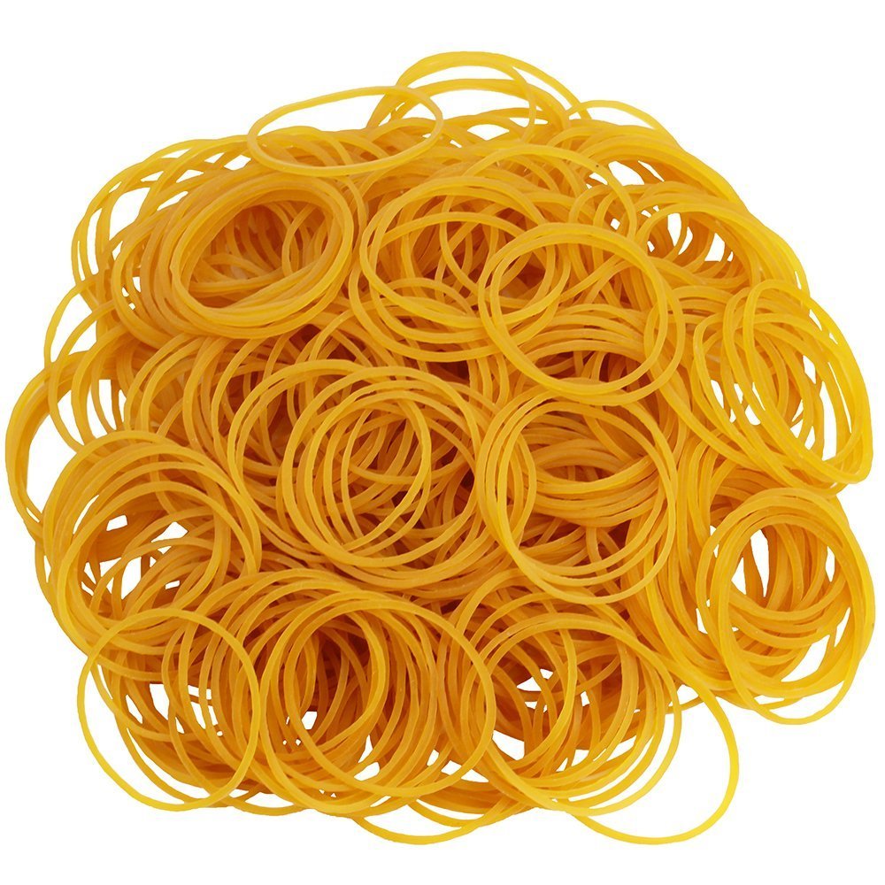 Rubber Bands,500 Piece Sturdy Stretchable Rubber Bands,Bank Paper Bills Money Elastic Stretchable Bands,General Purpose Rubber B