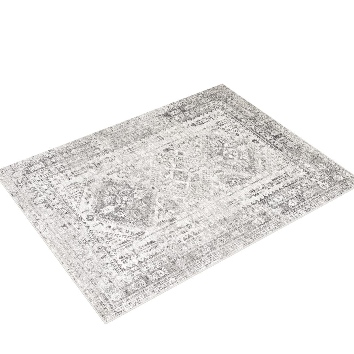 Livabliss Desta Vintage Oriental Area Rug,7'10'' X 10'2'',Charcoal