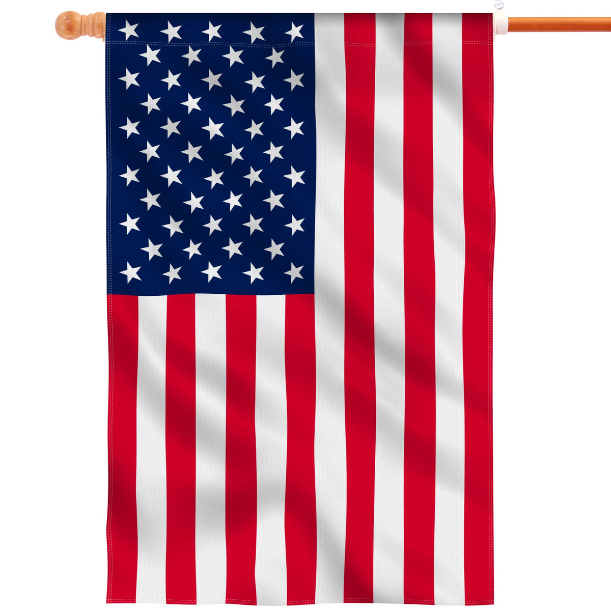 Anley Rip-Proof American Usa House Flag 28 X 40 In - Double Sided 3-Ply Premium House Flag - Fade Resistant, Double Stitched & L