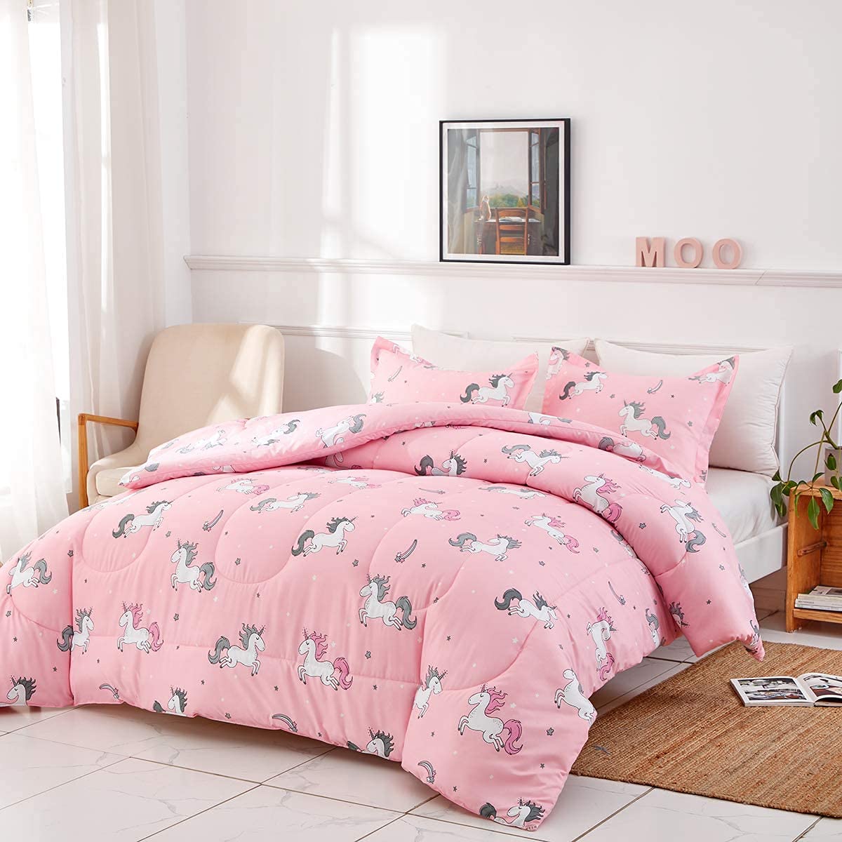 Tiqh 100% Microfiber Super Soft Touch All Season Usable Comforter/Blanket For Kids (Double Bed)