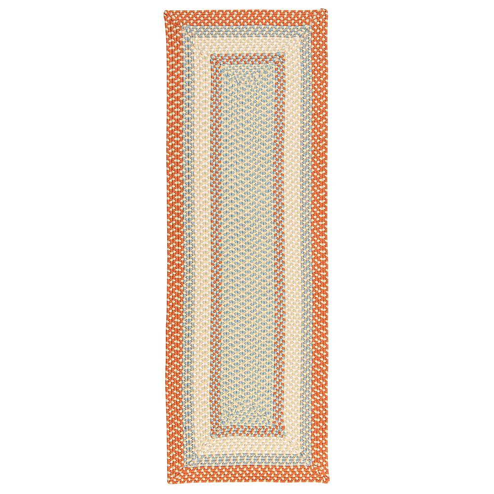 Colonial Mills Mg29R Montego Indoor/Outdoor Area Rug, Tangerine 2-Ft X 8-Ft Runner, Runner