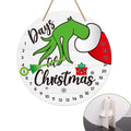 PETCEE Christmas Grinch Advent Calendar 2024 Christmas Grinch Countdown Calendar Decorations Days Till Christmas Countdown Welco