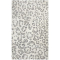 Rizzy Home Alora Decor Liberty 5' X 8' Animal/Cheetah Gray/Ivory Hand-Tufted Area Rug