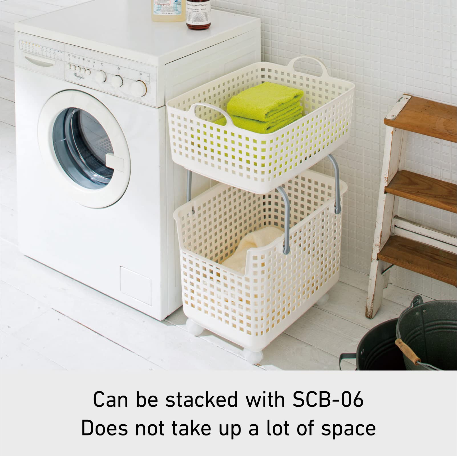 Like-It Scb-7 Daily Use Inside Or Outside. Movable Handles Make It Easy To Carry Around | Portable Large Basket For Kitchen, Lau