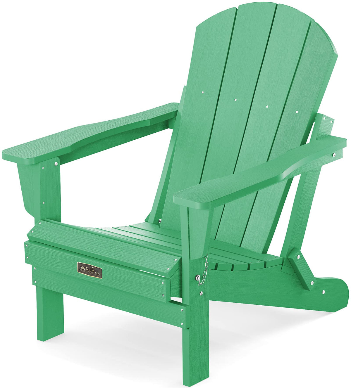 Serwall Foldable Adirondack Chair For Patio Garden Outdoors Fire Pit-Mint