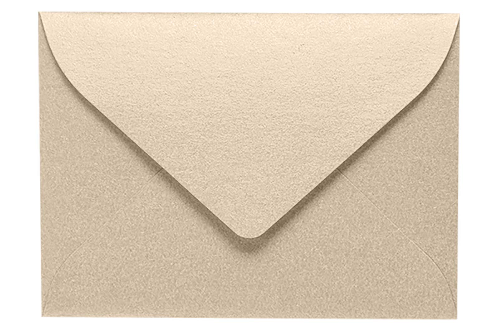 Luxpaper #17 Mini Envelopes | 2 11/16' X 3 11/16' | Taupe Metallic | 80Lb. Text | 50 Qty