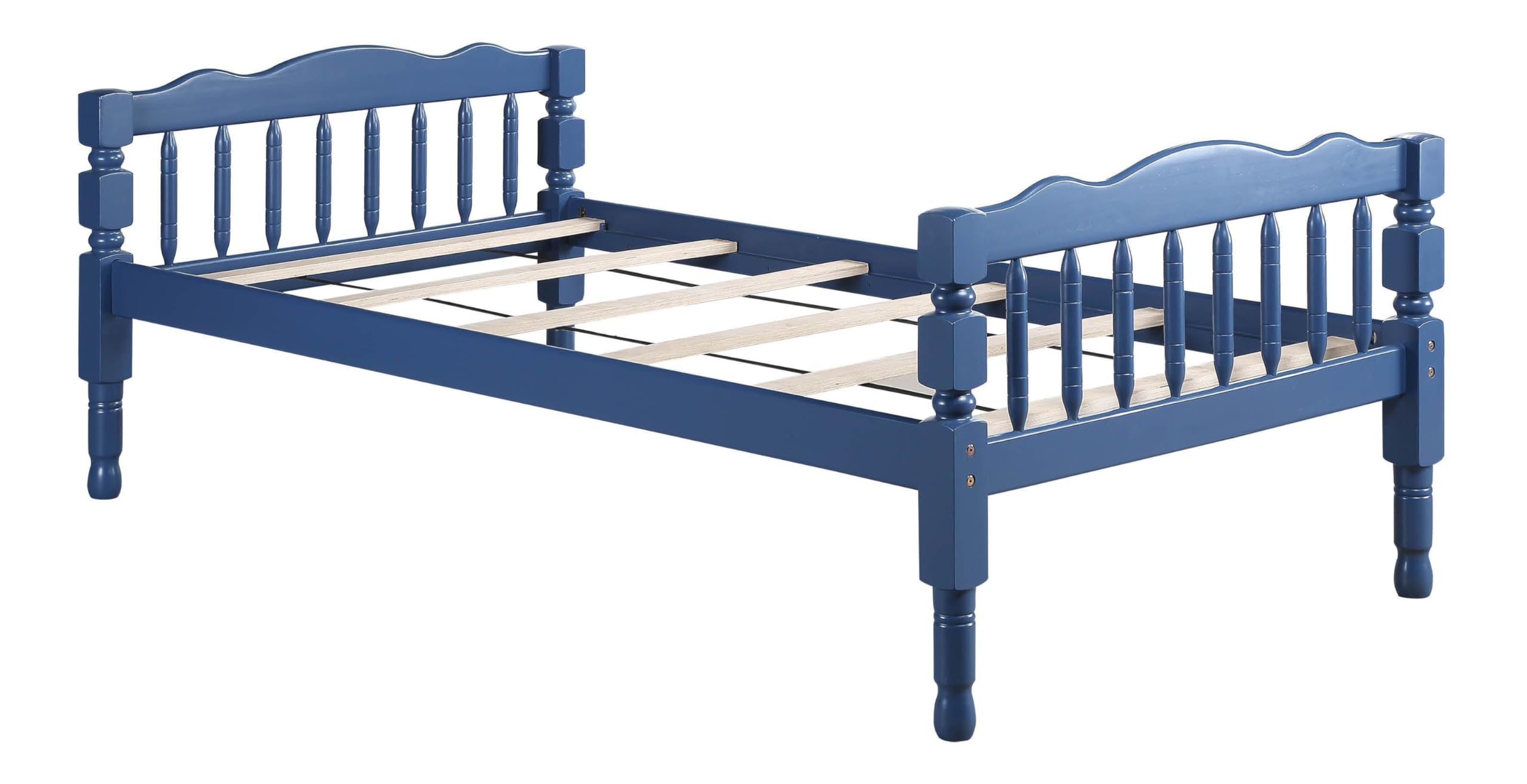 Acme Homestead Twin Twin Bunk Bed in Dark Blue Finish