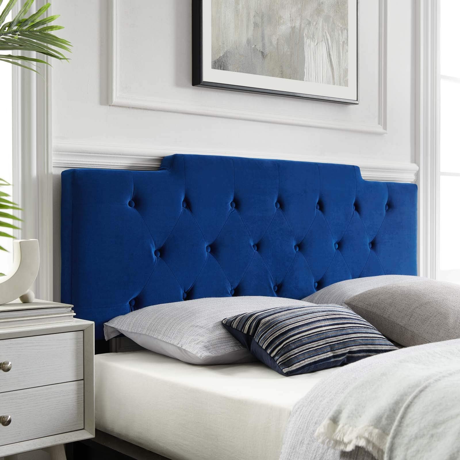 Modway Juliet Tufted Performance Velvet Headboard - Thumbnail 2