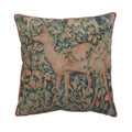 Charlotte Home Furnishings Inc. Two Does In A Forest Large Square Throw Pillow Cover - 19 X 19 Decorative Boho Cushion Cotton Ro