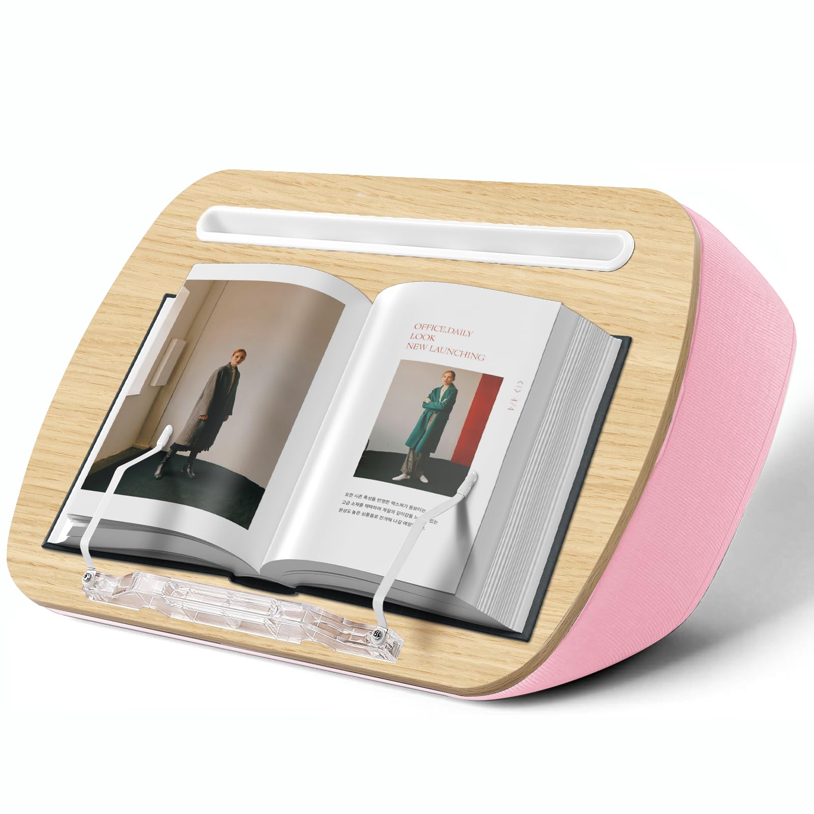 Suetprye Book Holder Pillow Stand For Reading Hands Free In Bed Gifts For Book Lovers Readers Lap Book Holder For Reading Hands