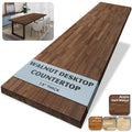 Howizz 60 X 30 X 1.5 Dark Walnut Stained Acacia Butcher Block Table Top, Prefinished Solid Wood Butcher Block Countertop For Des