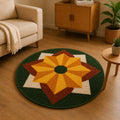 StromX Rangoli Mat for Home Entrance | Traditional Indian Floor Mat for Pooja, Diwali, Festivals & Daily Decoration
