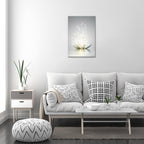Lotus Floral Canvas Prints Art For Zen Office Decor Wall Art Meditation Pictures Modern Artwork Painting Framed Ready To Hang(20