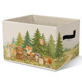 FSTCSV Woodland Nursery Storage Bin, Woodland Decor Collapsible Storage Bin