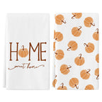 Siilues Fall Kitchen Towels 18x26 Inch, Fall Decor Pumpkin Fall Decorations for Home Sweet Home Dish Towels Seasonal Thanksgivin