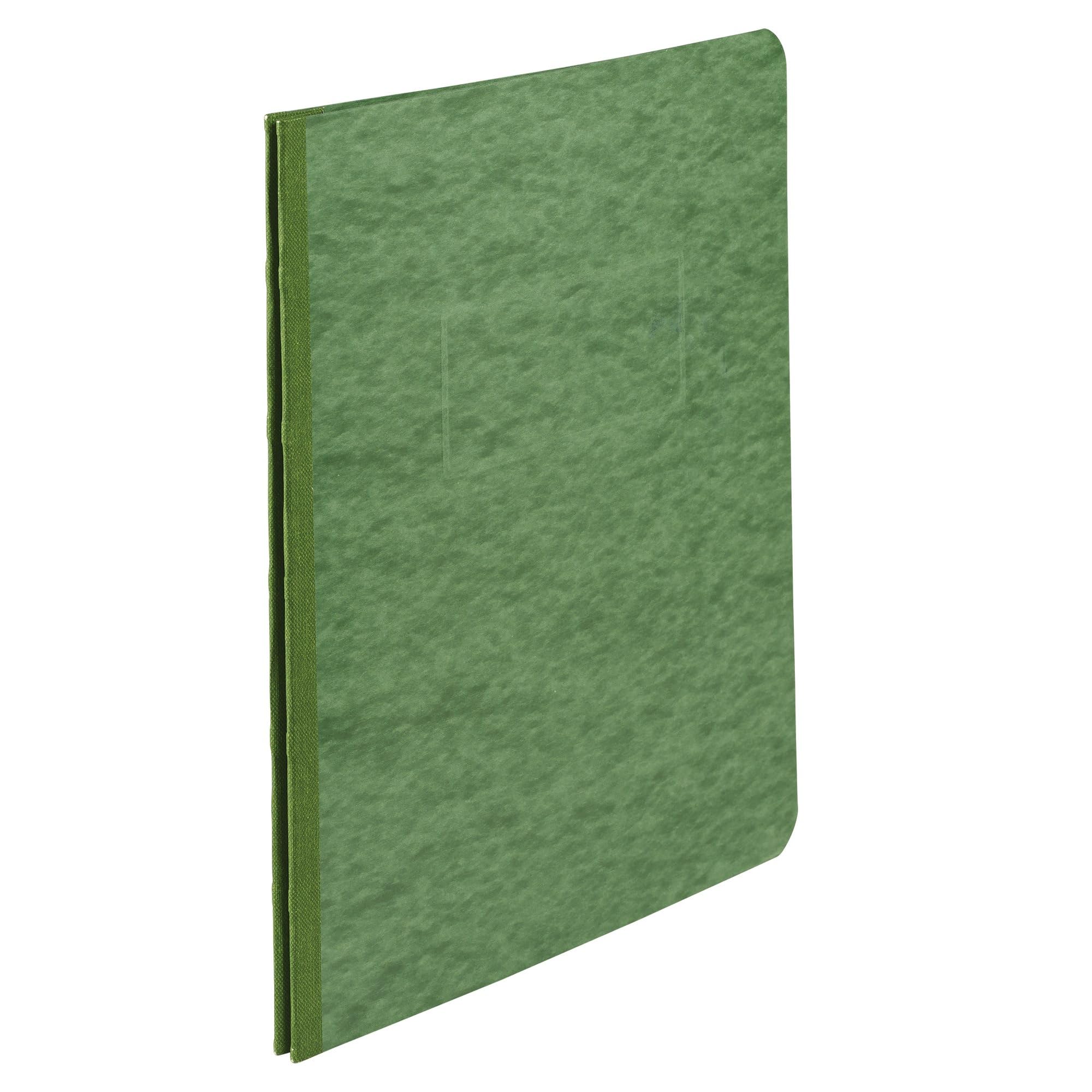 Acco Pressboard Report Covers, Side Binding For Letter Size Sheets, 3' Capacity, Dark Green (A7025976), 1 Count (Pack Of 1)