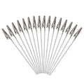Onlykxy 30Pcs Alligator Clip Stick With 4.5Inch Length Metal Wire Clamps Long-Tailed Clasp For Hobby Modeling Diy Card Photo Mem
