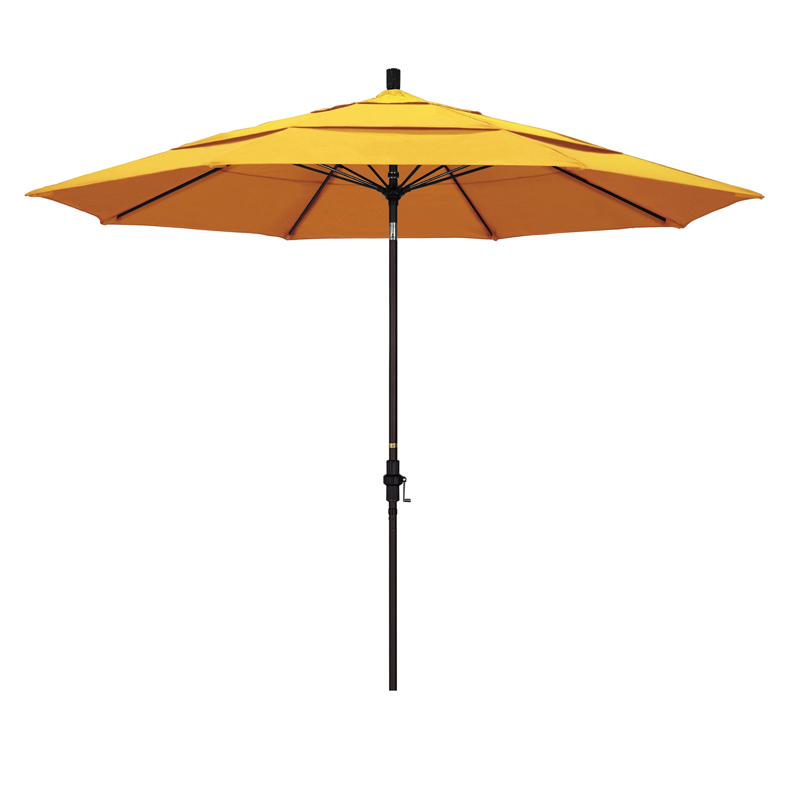 California Umbrella 11' Round Aluminum Pole Fiberglass Rib Market Umbrella