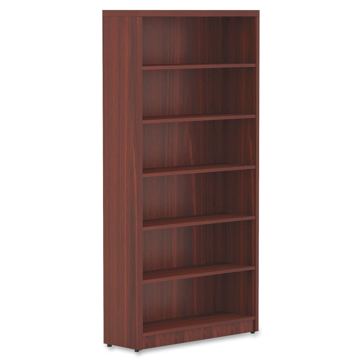 Lorell Chateau Mahogany Bookshelf, 36&quot; X 11.6&quot; X 72.5&quot;