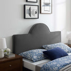 Modway Dawn Performance Velvet Headboard, Full/Queen, Charcoal